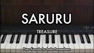 SARURU - TREASURE | Piano Karaoke by Andre Panggabean