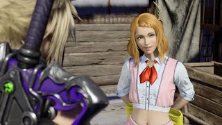 Final Fantasy VII Rebirth Esther Flirts With Cloud