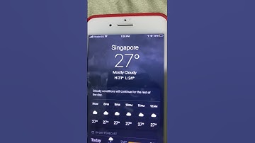 Old vs New Mostly Cloudy ☁️ Weather IPhone