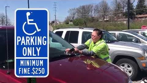 Accessible Parking - Keep the access aisles clear!