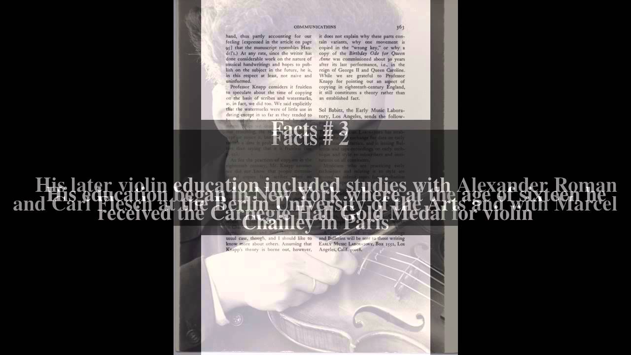 Sol Babitz Top # 6 Facts