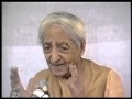 J. Krishnamurti - Rajghat 1985 - Public Talk 3 - As long as there is a meditator, there is no...