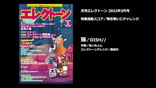 猫／DISH//【月刊エレクトーン2022年3月号】