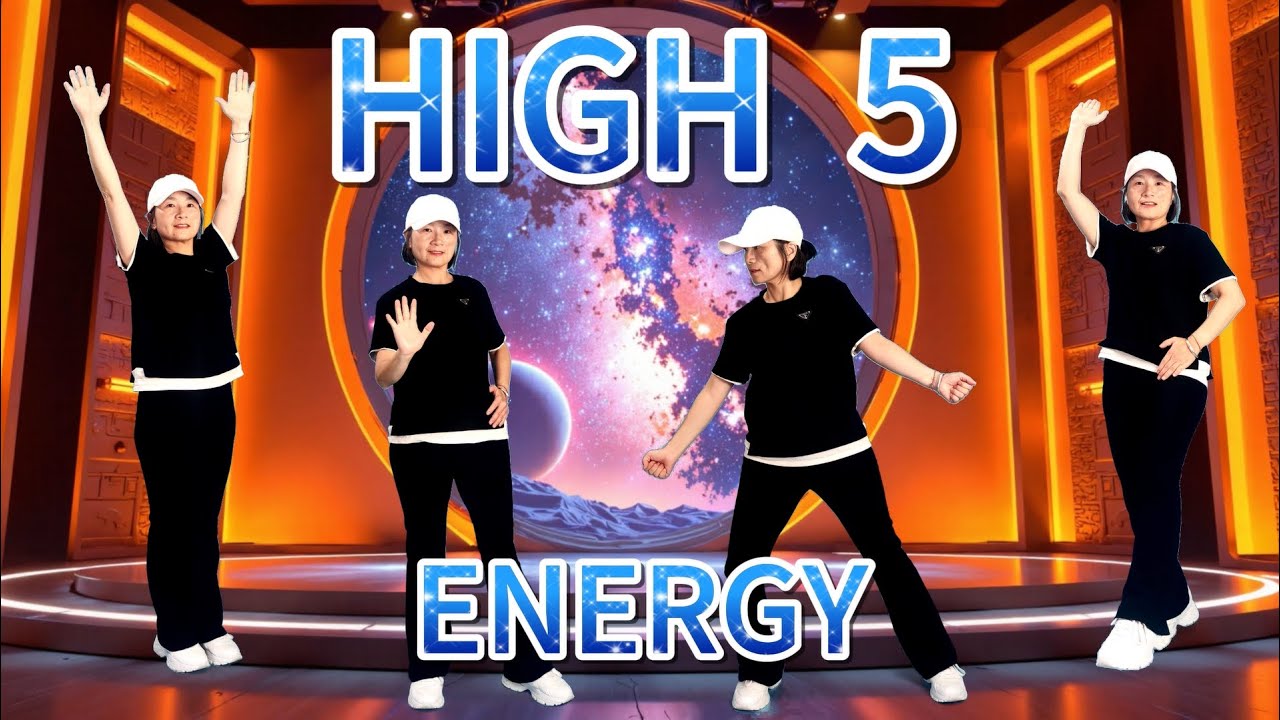 Energy "High 5" 一起hi起來嘍~~ 編舞:善勻老師 / 正面鏡像版 + 背面示範 (跳開心)