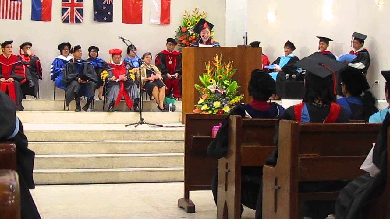 Ats Graduation ATS GRADUATION 2014 RESPONSE SPEECH - YouTube
