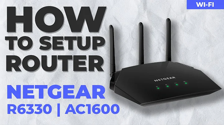 ✅ How to Setup NETGEAR R6330 | NETGEAR AC1600 Smart WiFi Router Dual Band Gigabit