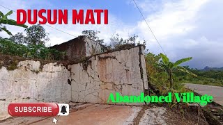 The mystery of the dead hamlet in Cigintung Majalengka |  lonely and abandoned