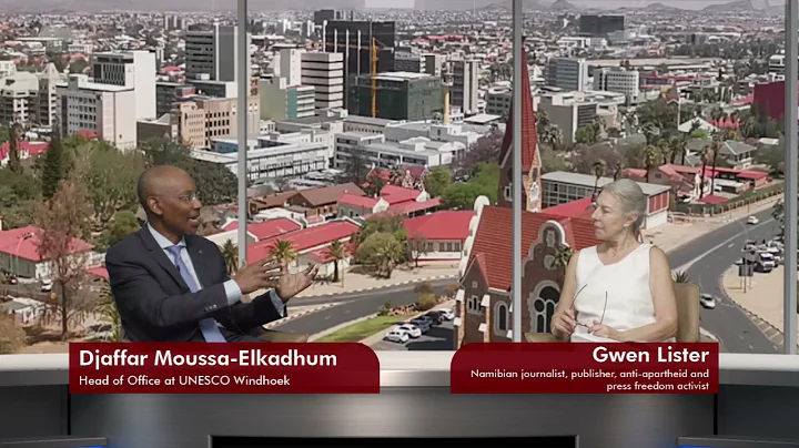 Gwen Lister interviews Moussa-Elkadhum - #WorldPressFreed...  2021 International Conference