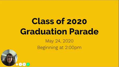 Class of 2020 Graduation Parade
