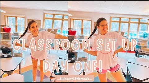 CLASSROOM SET UP DAY 1: SEEING MY CLASSROOM FOR THE VERY FIRST TIME!