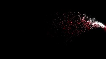 Red White Dust Particle Effect Motion Graphics 4k 30fps Copyright Free