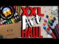 XXL ART SUPPLIES HAUL & REVIEW - Søstrene Grene | Günstige MARKER, Aquarelle und Buntstifte testen!