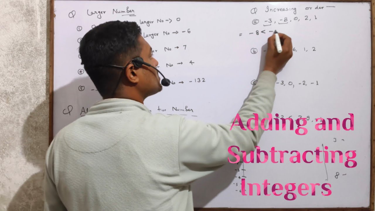 Adding and Subtracting Integers #educationhelp - YouTube