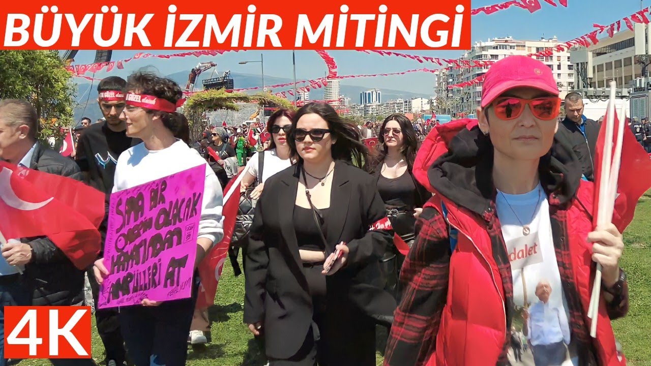 Izmir, तुर्किये | शहर की सैर 4K | 1 मई 2023