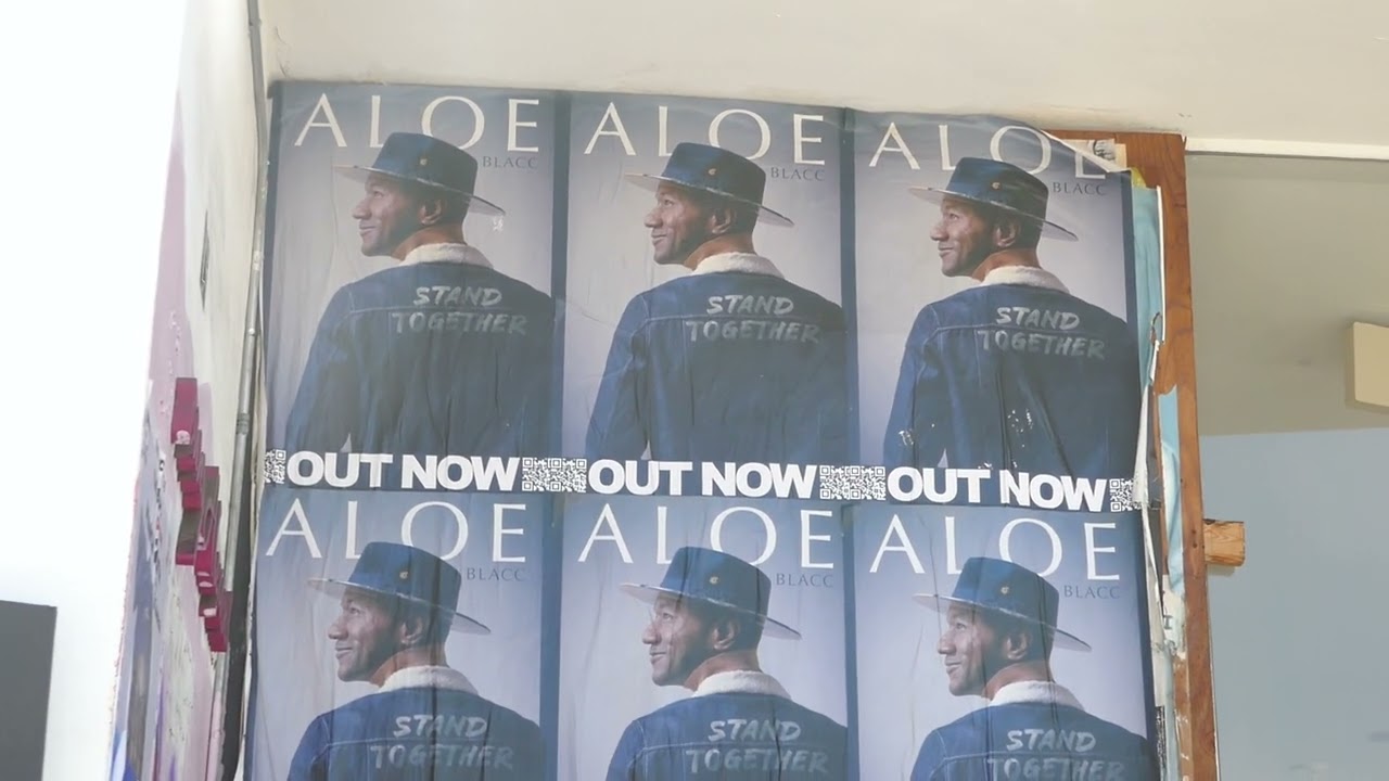 Aloe Black Stand Together Posters Billboard Los Angeles California USA April 11, 2025
