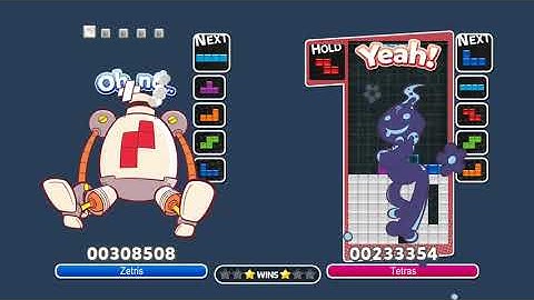 [Puyo Puyo Tetris AI] Zetris vs Tetras (28) - AI vs AI