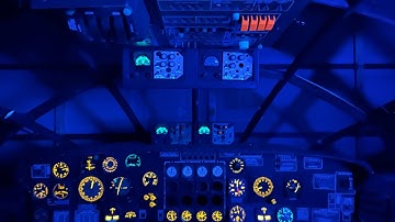 B-36 Peacemaker Flight Deck Illumination in the Full Scale Build