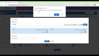 How to remove staff from particular class