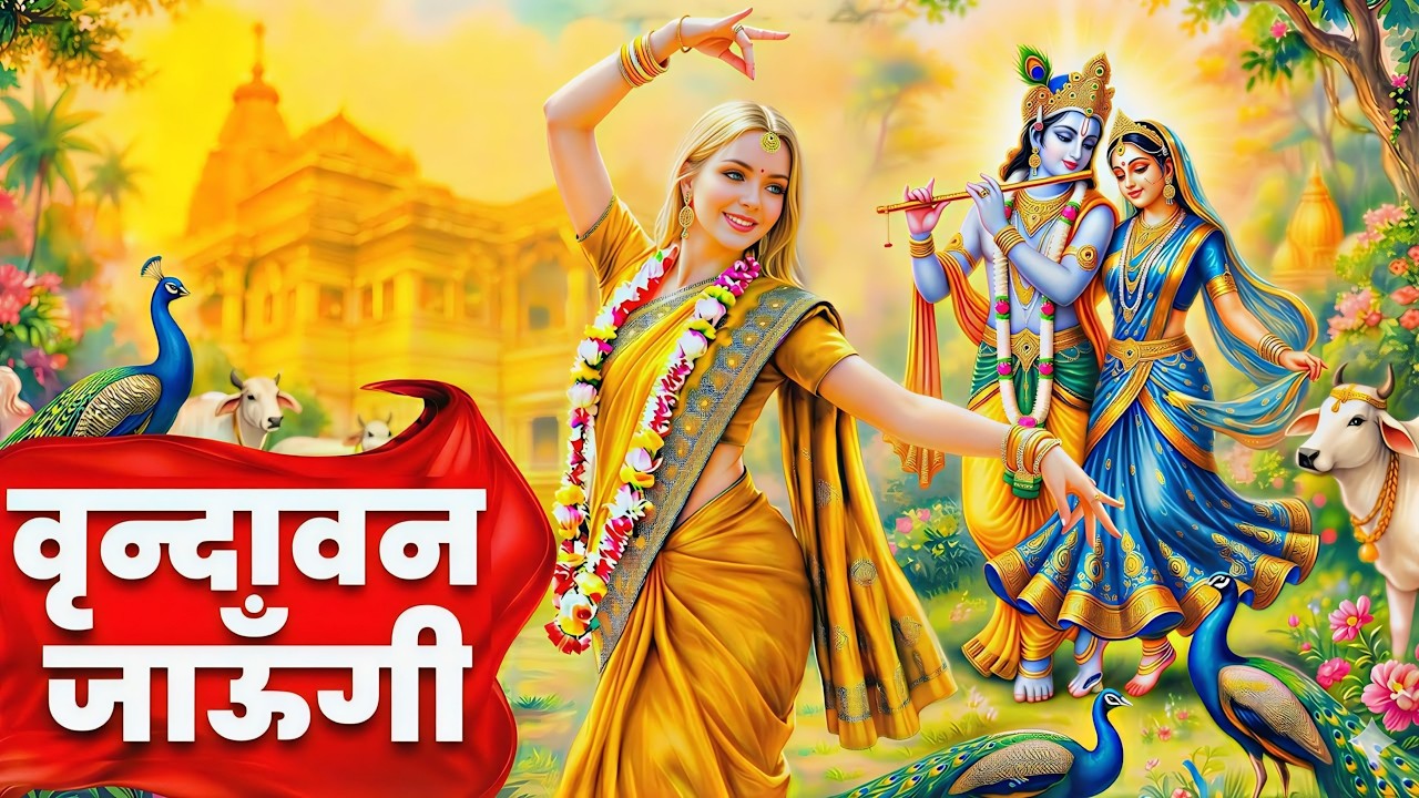 Vrindavan Jaungi | वृन्दावन जाउंगी | मेरे उठे विरह में पीर | Krishna Bhajan 2026 | #krishna #radhe
