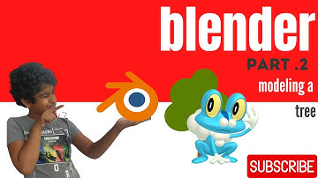 How to create a  tree in Blender 2.8.beginners tutorial easy