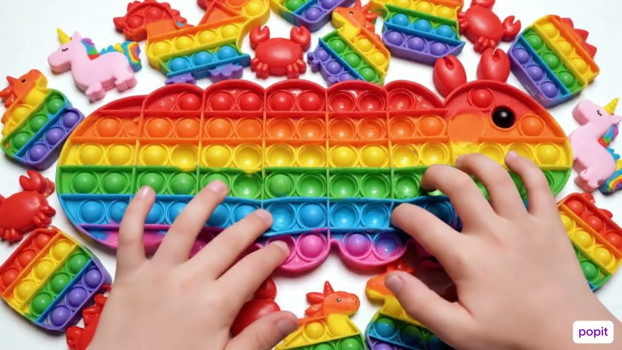 From Soft to Loud Pops 😲 | All Types of Pop It Play in One Compilation