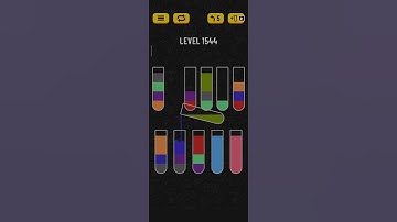 Water sort puzzle level 1544