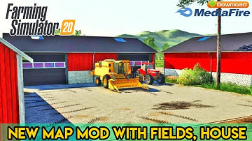 FS 20 New Map Mod with fields, house. Download link.