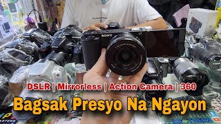 BAGSAK PRESYO NA NGAYON MAY 2024 | DSLR | MIRRORLESS | ACTION CAMERA | 360