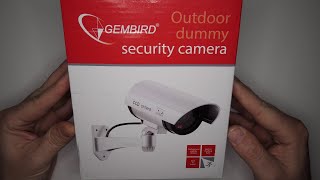 Gembird CAM-DS-02 Dummy Fake Security IR Camera Outdoor -Εξωτερική Εικονική Ψεύτικη Κάμερα Ασφαλείας