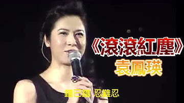 【滾滾紅塵】經典電影《滾滾紅塵》主題歌曲 | 袁鳳瑛演繹 | 粵語歌 | 歌詞版
