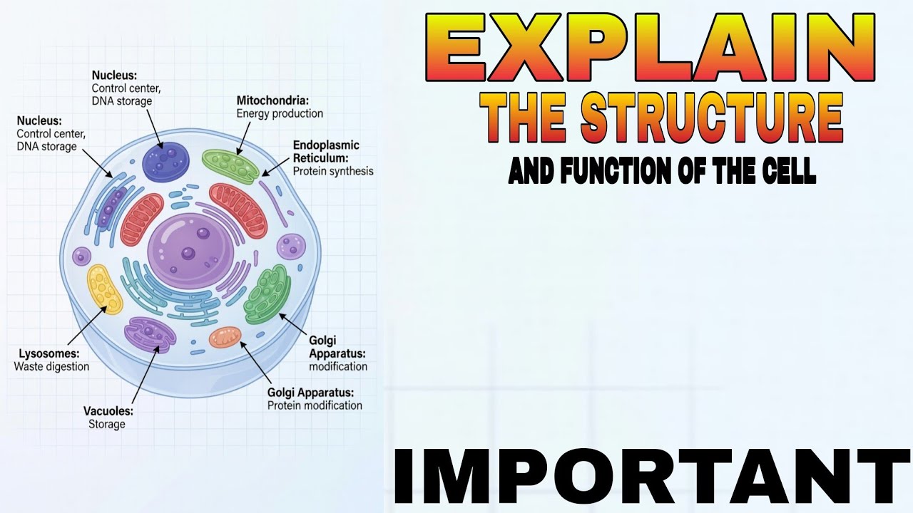 Explain the Structure and Function of the Cell