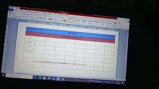 MS Word Me Time Table Kaise Banaye | Beginner Tutorial HindiMSWord #TimeTable #COPA #ComputerCourse