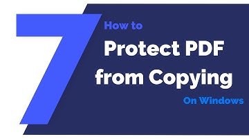 How to Protect PDF from Copying on Windows | PDFelement 7