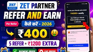 Zet Partner App Refer and Earn | How to Earn Money by Referring | Refer and Earn App screenshot 3