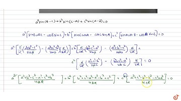 In a `DeltaABC` if `a^2sin(B-C)+b^2sin(C-A)+c^2sin(A-B)=0`, then triangle is