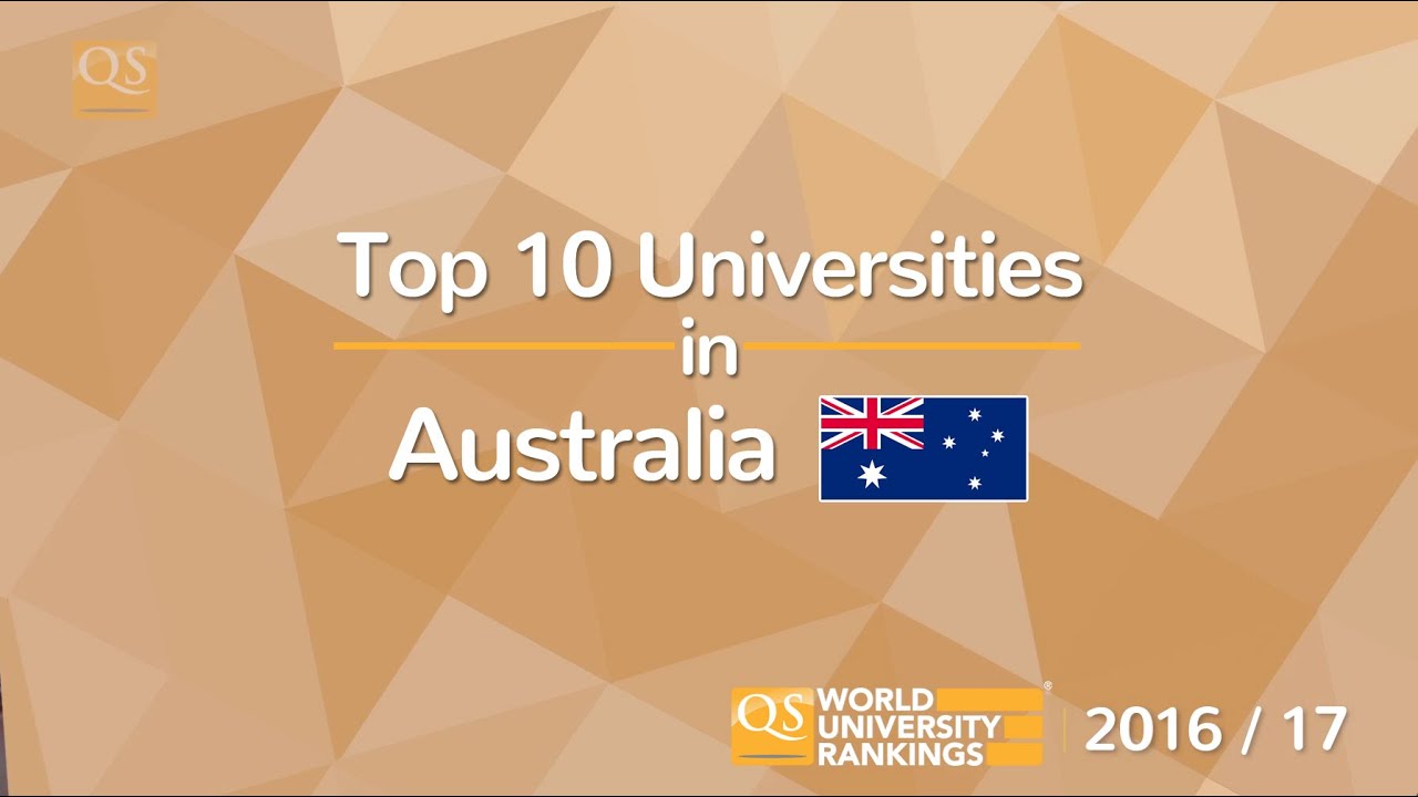 Top 10 Universities in Australia 2016/17 YouTube