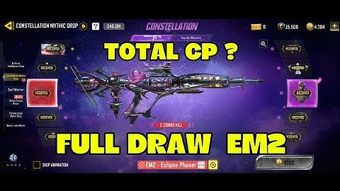 Finally Buying Full Constellation Mythic Draw Cod Mobile | Mythic EM2 - Eclipse Phaser CODM