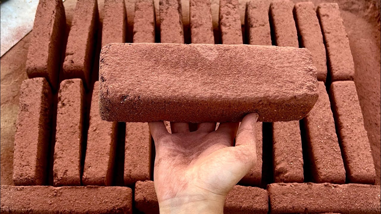 Pure Reddirt 🫶🏻☺️Long Bars Floor and Clay Pot crumbling asmr || satisfying and relaxing ASMR 