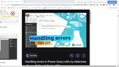 Power Query :Tips in dealing with data type Errors