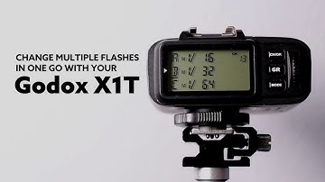 Quick Tip: Use Your Godox X1T  to Change Multiple Flashes Simultaneous