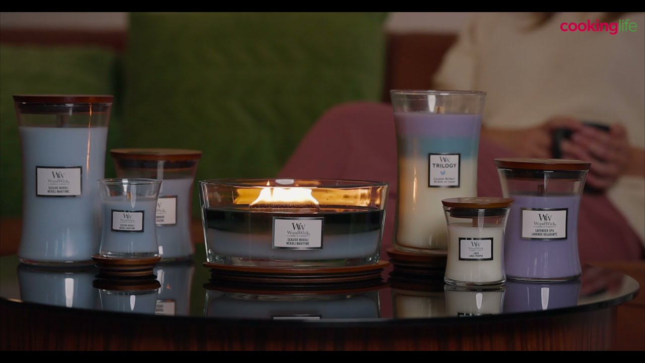 WoodWick kaars Ellipse Houten Hearthwick Lont Het rustgevende en