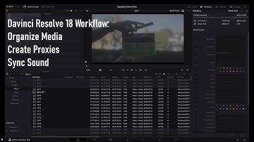 Davinci Resolve tutorial: Organization, Proxy Media, & Syncing Sound