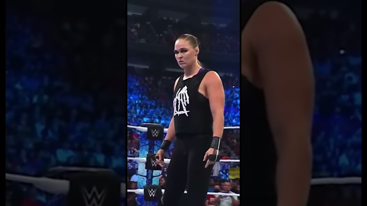 Ronda Rousey Brutally Attacks Security WWE 