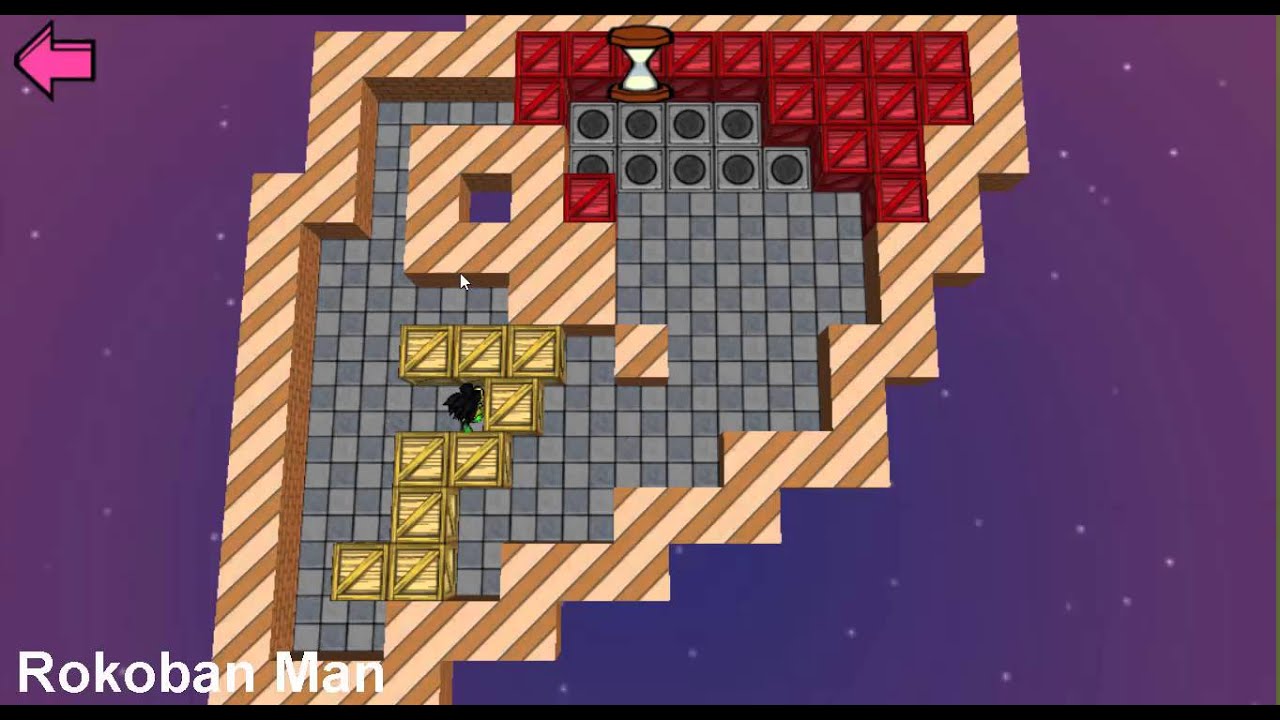 Sokoban (Boxxle) Level 60 played on Rokoban for Windows.