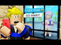 He Was Stalked By An Online Dater! (A Roblox Movie)