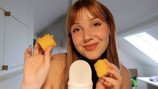 ASMR 💛 Sponge Sounds ~ (squishing, scratching & tapping)