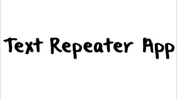 Make a text repeater app in Sketchware