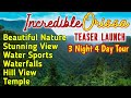 Incredible orissa tour teaser  wonderful nature hill waterfall adventure temple water sport