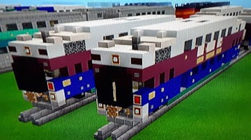 Minecraft Altamont Commuter Express Bombardier Bi-Level Cab Car Tutorial
