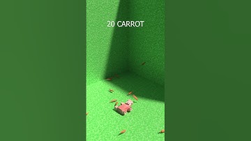 pig vs carrot  #edit  #shorts #minecraft #blender #3danimation #gaming #vfx